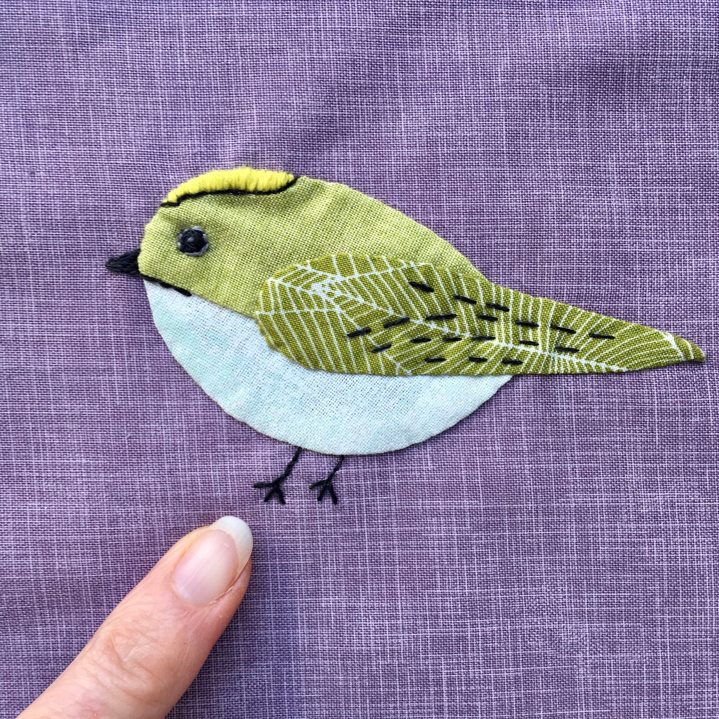 Goldcrest Appliqué PDF Pattern