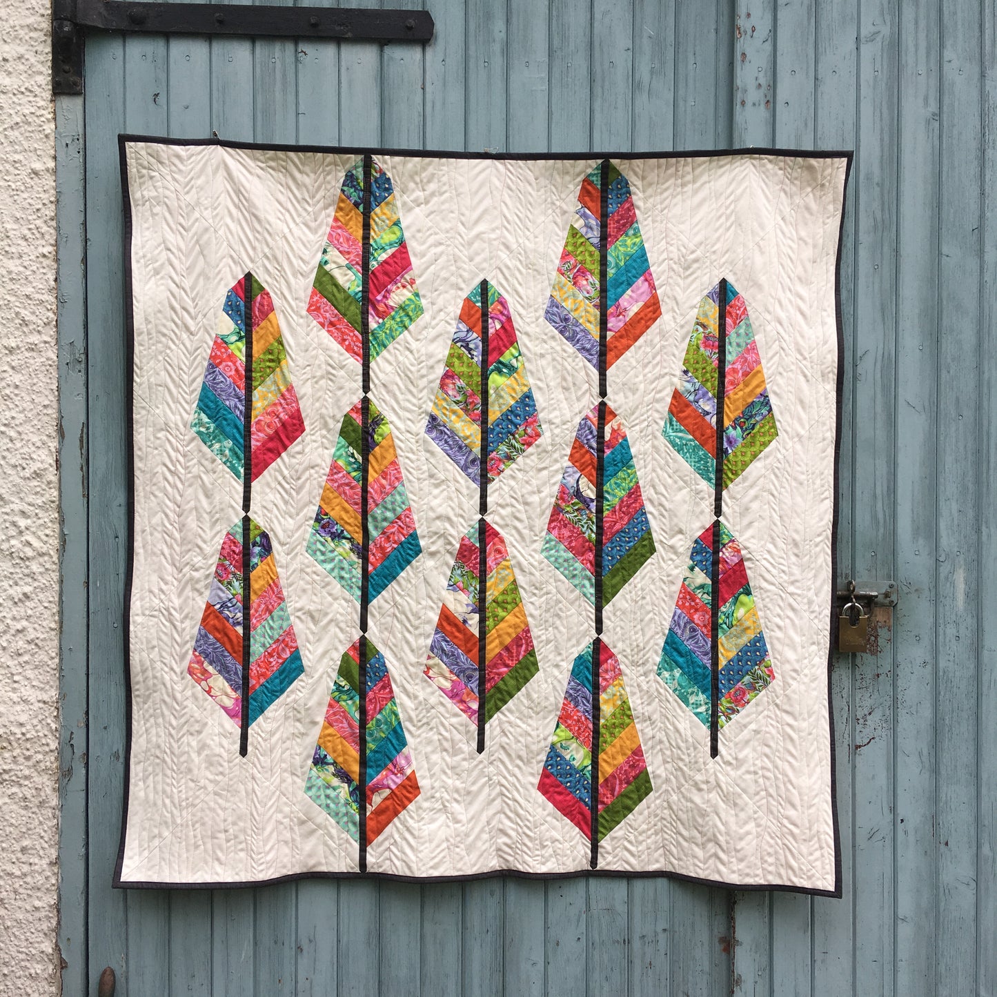 Feathers Quilt PDF Pattern