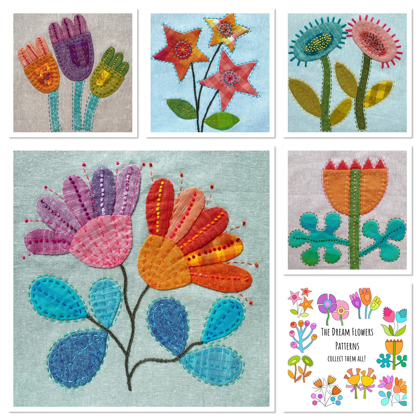 Dream Flowers PDF Pattern Bundle 2