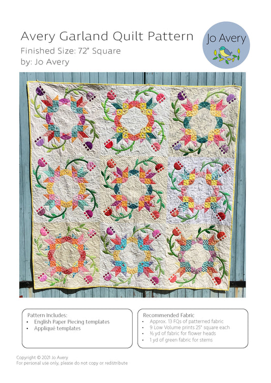 Avery Garland Quilt PDF Pattern