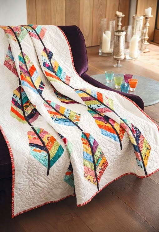 Feathers Quilt PDF Pattern