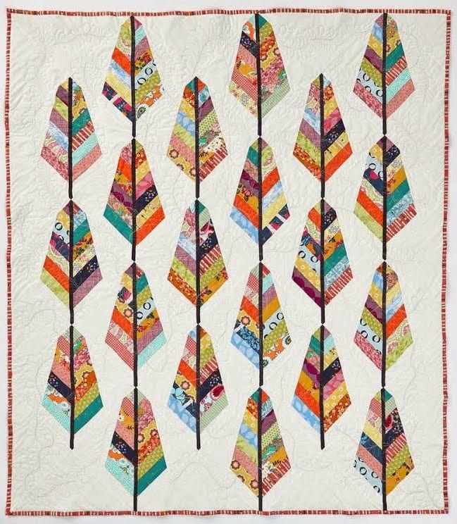 Feathers Quilt PDF Pattern