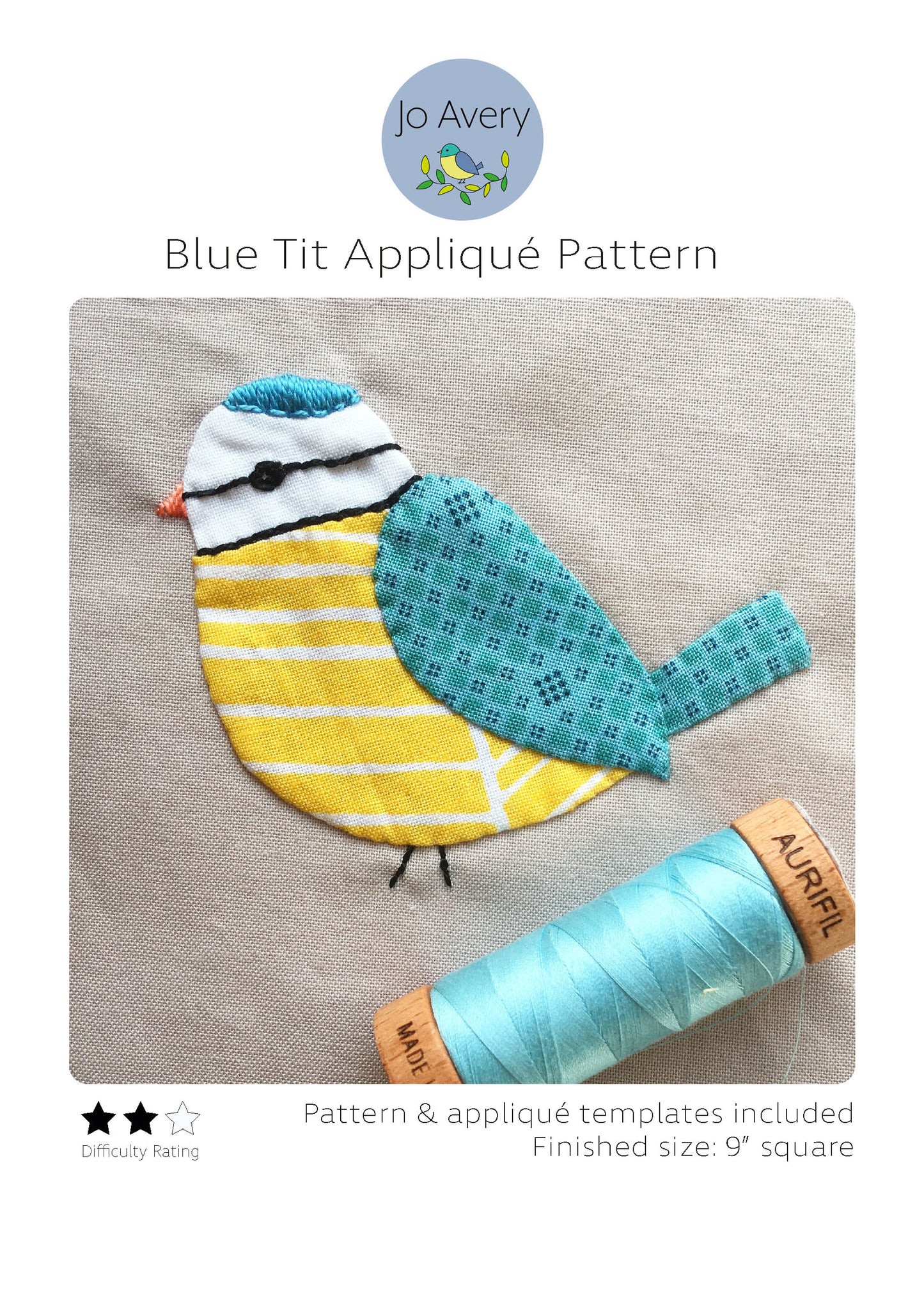 Bird Appliqué PDF Patterns Bundle 1