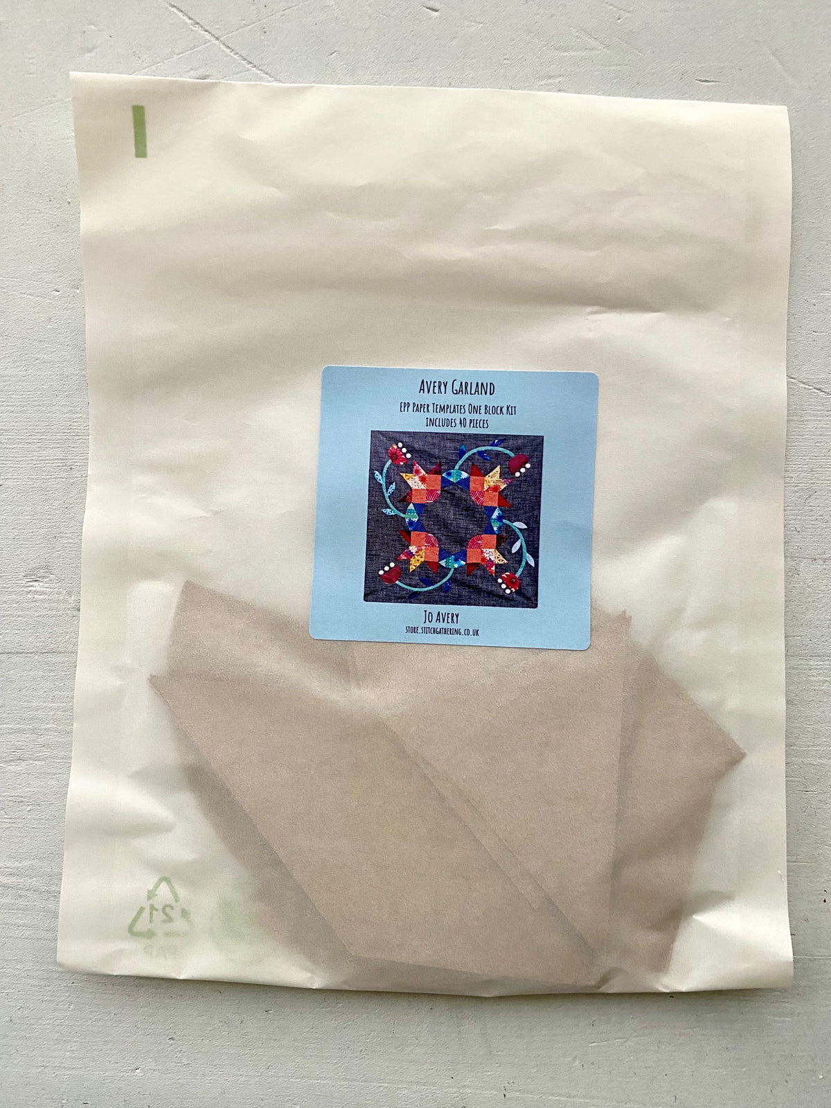 Avery Garland EPP Template Pack - One block