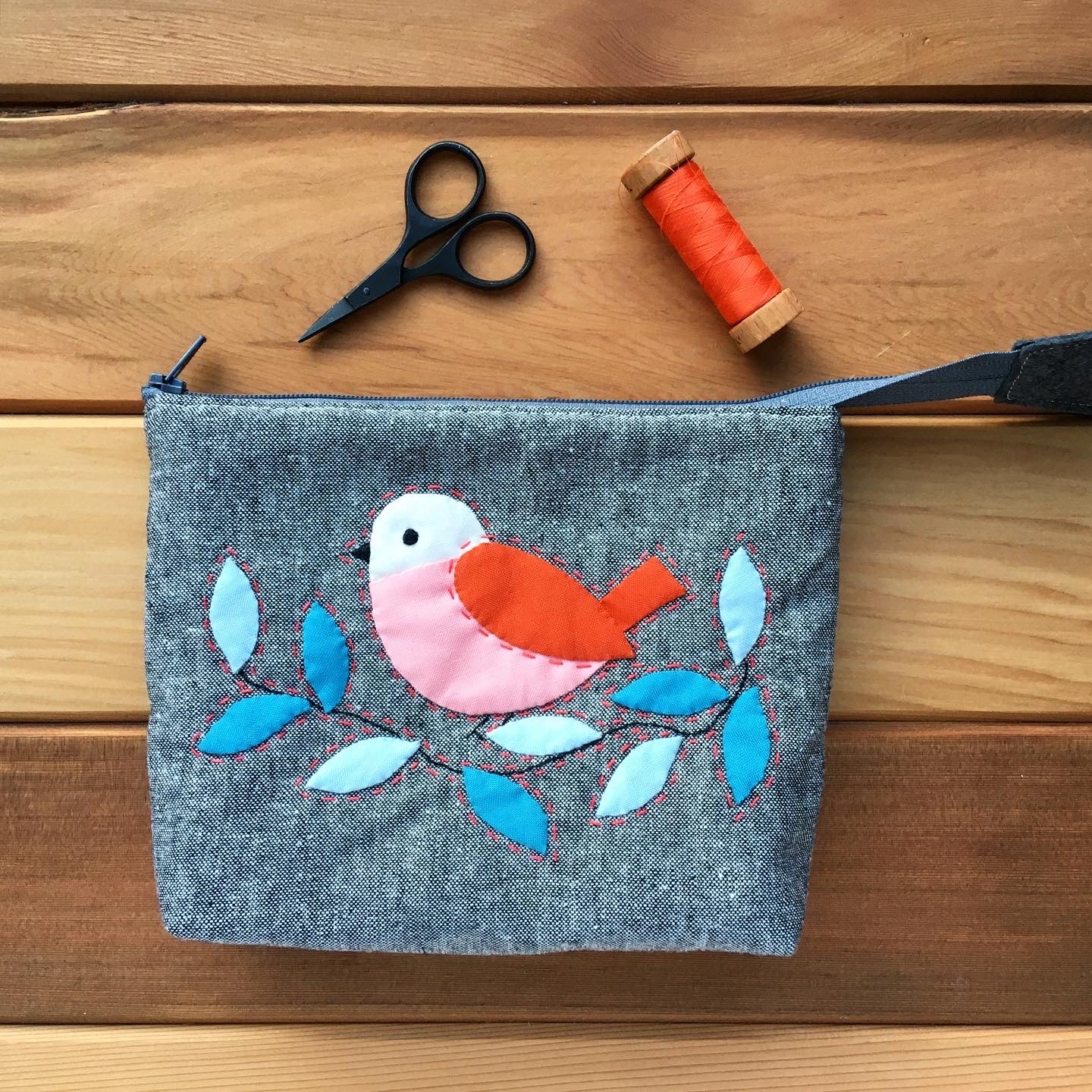 Birdy Pouch PDF Pattern