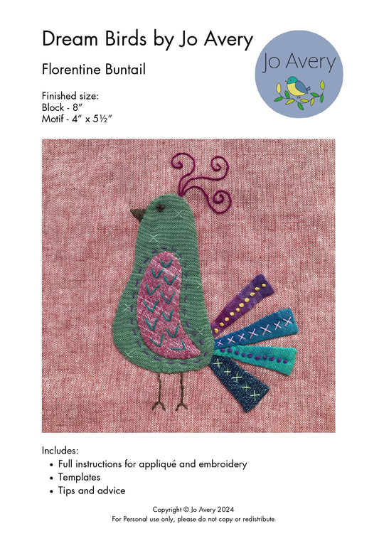 Florentine Buntail PDF Pattern