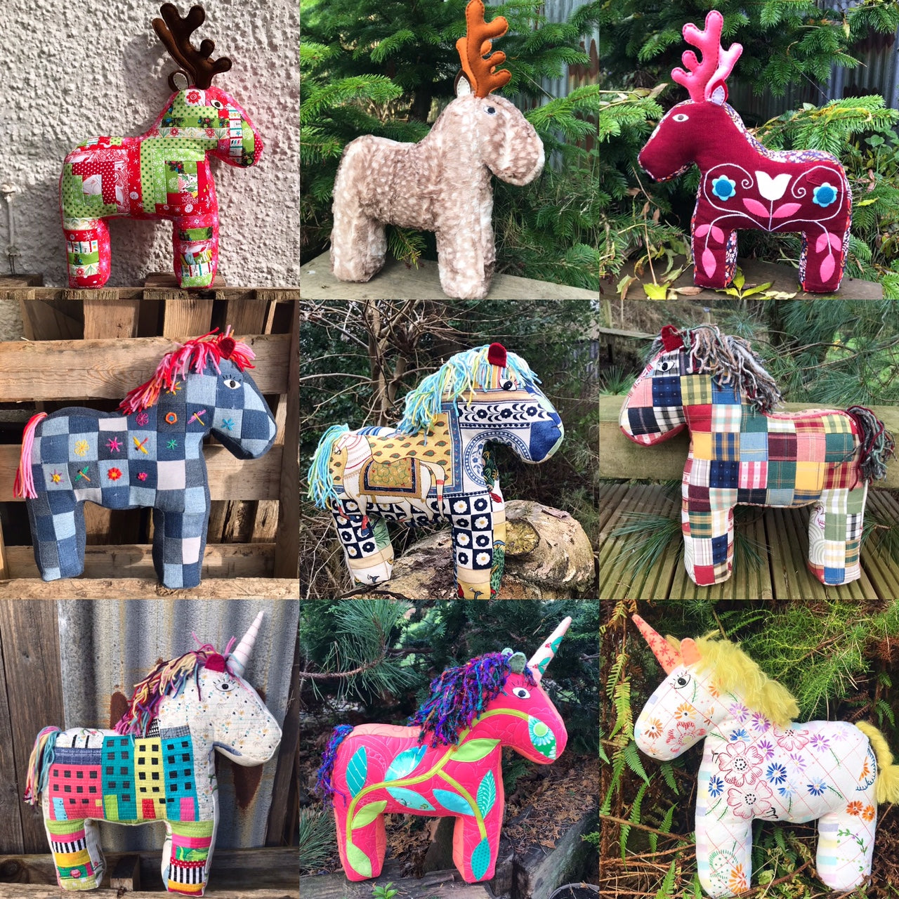 Patchwork Pony/Unicorn PDF Pattern