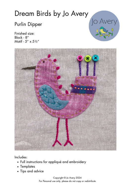 Purlin Dipper PDF Pattern